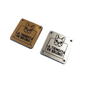Etiquetas Bicapa símil metal