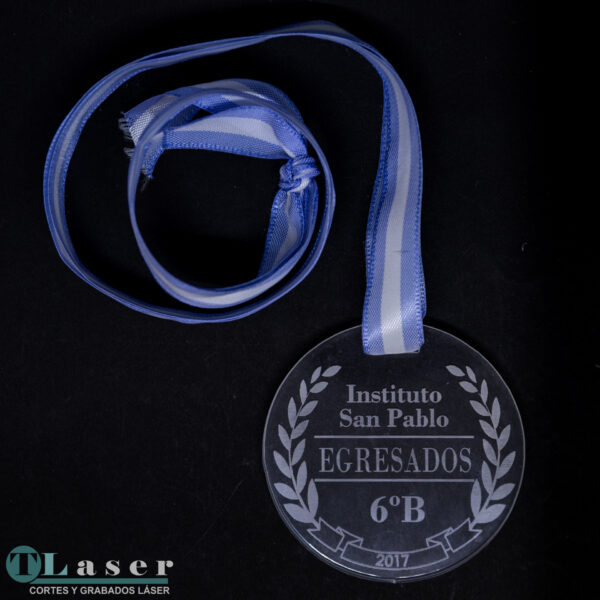 Medallas Acrílicas 4 mm de espesor