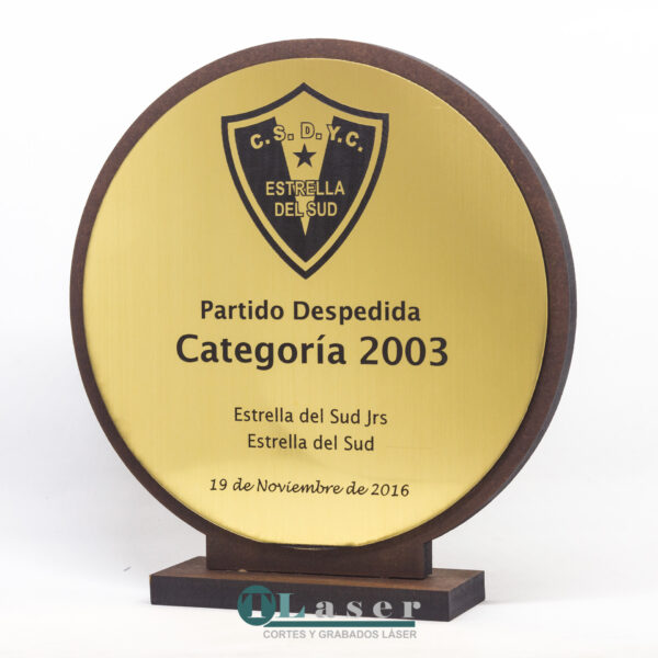 Reconocimientos en acrílico bicapa símil metal sobre mdf de 5,5 mm - Image 9