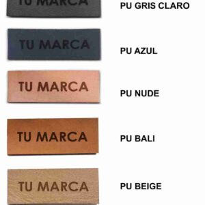 Etiquetas Eco cuero PU