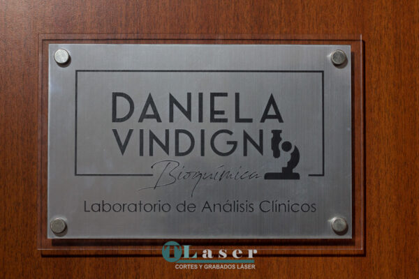 Placa Acrílica de pared símil metal - Image 2