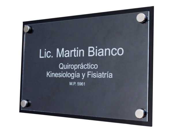 Placa de pared Acrílica con fondo de negro - Image 2