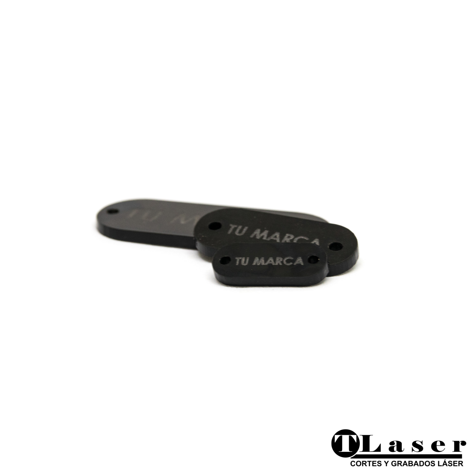 Etiquetas acrílico negro de 2 mm de espesor - Image 3