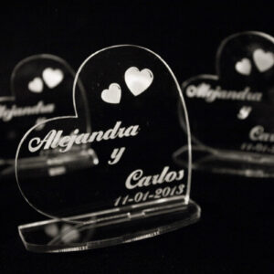 Souvenir acrilico Boda
